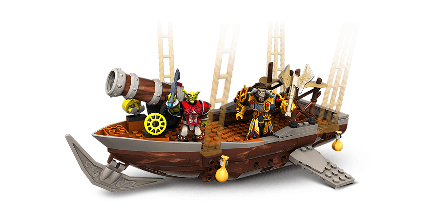 Mega Bloks World of Warcraft Set: goblin zeppelin ambush 