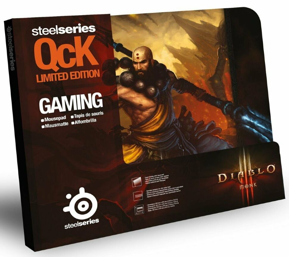 Коврик SteelSeries QcK Diablo 3 - Monk 