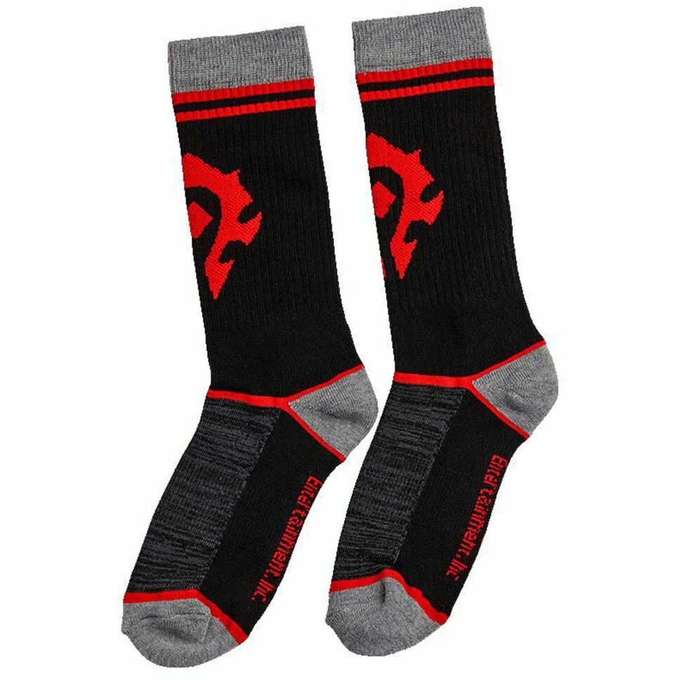 Шкарпетки Орда Mens Horde World of Warcraft Gamer Crew Socks 