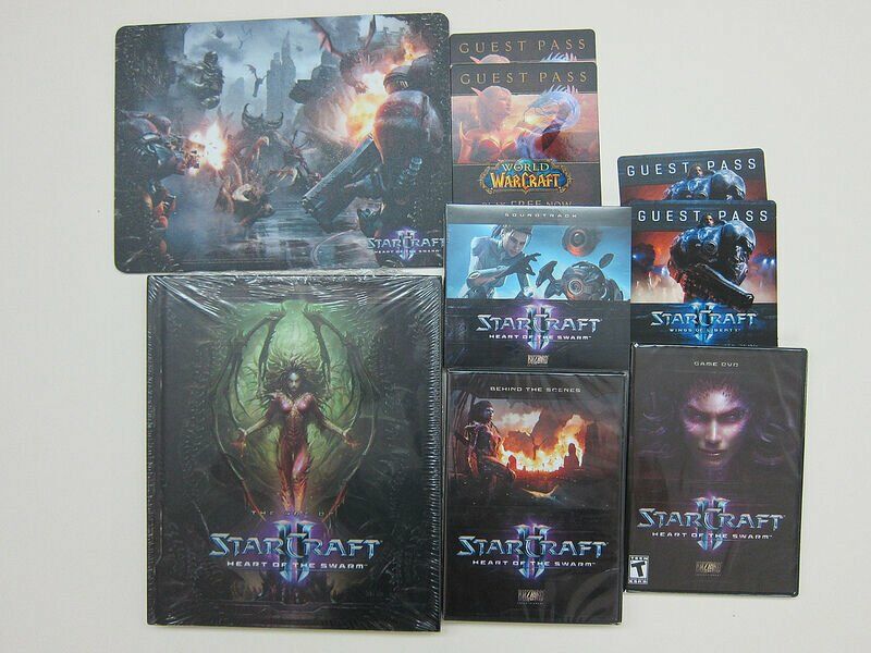 StarCraft II: Heart of the Swarm. Колекційне видання (коробка з диском без ключа) 