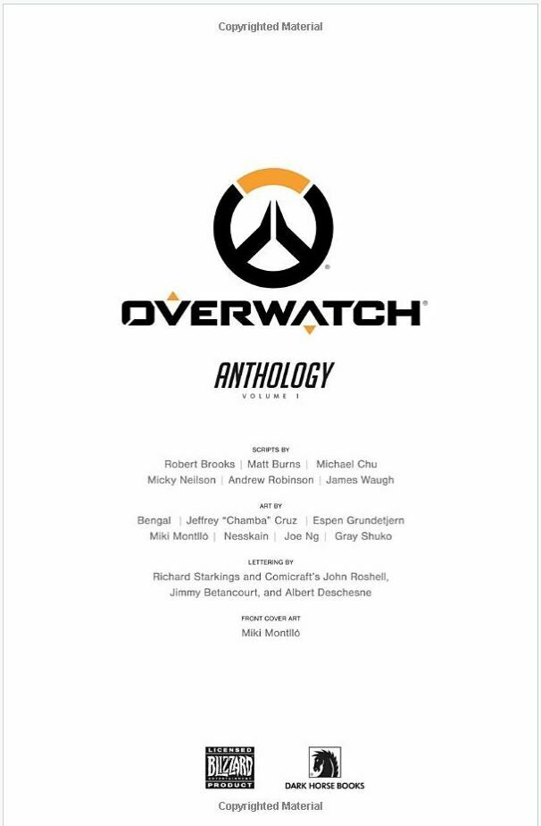 Книга Overwatch: Anthology Volume 1 Hardcover Edition (Твёрдый переплёт) (Eng)  