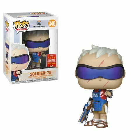 Фігурка Overwatch Funko POP! - Soldier 76 (Exclusive 2018 Summer Convention) 
