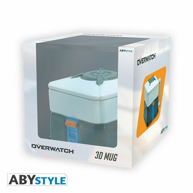 Кружка Overwatch 3D Lootbox Mug чашка Овервотч 500 мл 