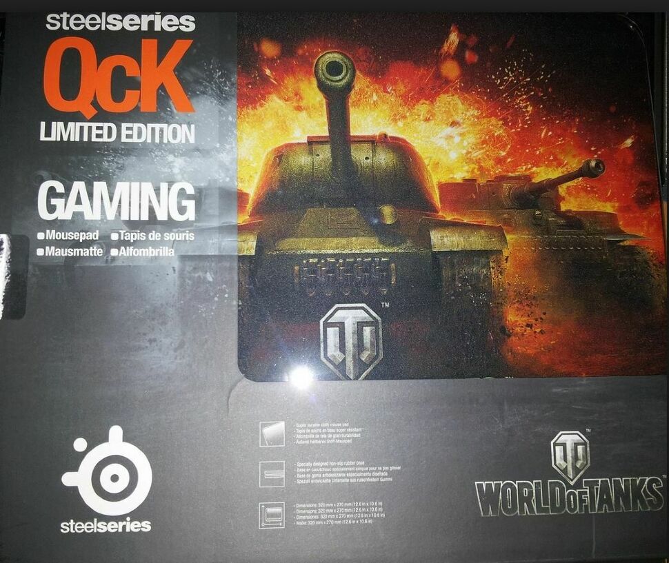 Коврик STEELSERIES QcK World of Tanks Edition 