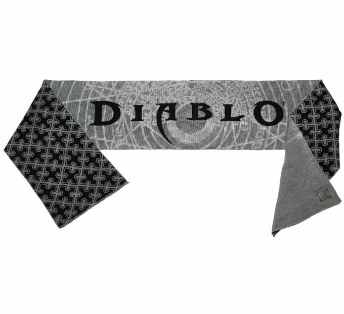 Шарф Diablo Knitted Scarf - Grey Диабло 214*33 см 