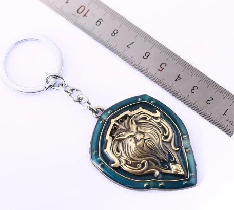 Брелок World of Warcraft Alliance Keychain Варкрафт Альянс метал 