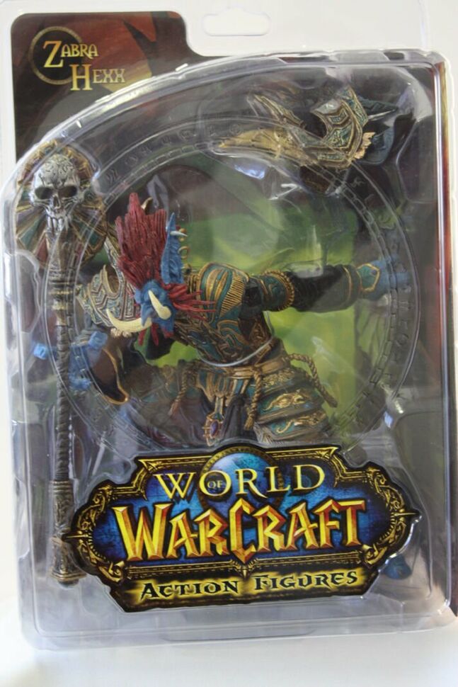 WORLD OF WARCRAFT: SERIES 2: TROLL PRIEST: ZABRA HEXX COLLECTOR FIGURE 