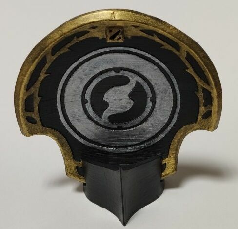 Декоративний щит Доту 2 - Aegis of Champions Dota 2 - Gold /Silver 10 см 