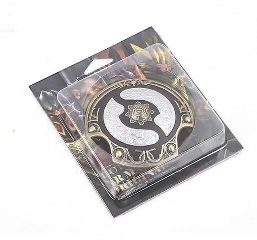 Декоративний щит Доту 2 - Aegis of Champions Dota 2 - Gold /Silver 10 см метал 