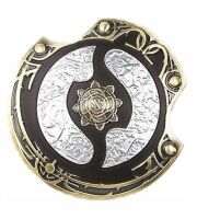 Декоративний щит Доту 2 - Aegis of Champions Dota 2 - Gold /Silver 10 см метал