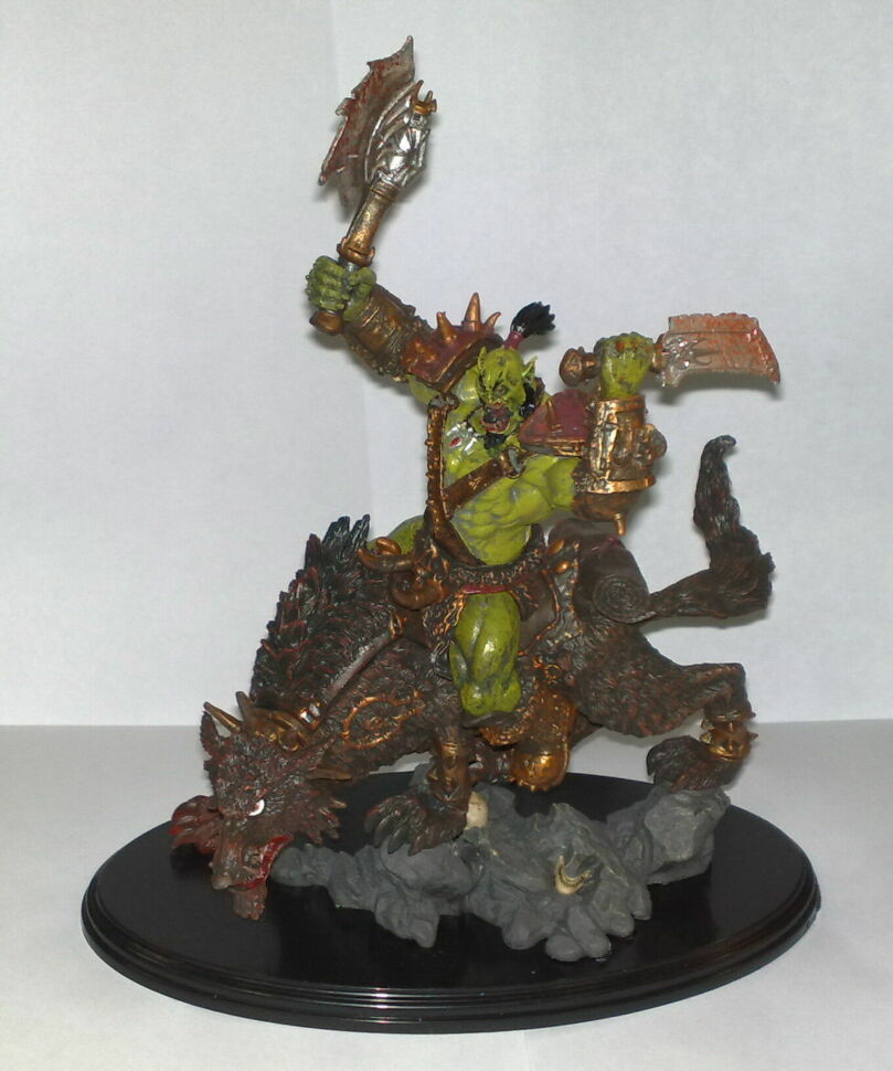 Orc Wolf Rider (Riding Wolf) World of Warcraft Figure 