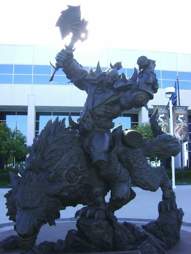 Orc Wolf Rider (Riding Wolf) World of Warcraft Figure 