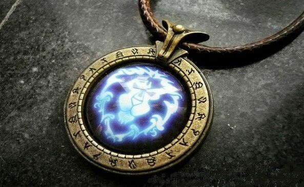 Медальйон World of Warcraft Alliance (Метал + скло) 