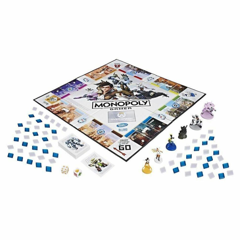 Monopoly Gamer Overwatch Collectors Edition Монополия настольная игра Овервотч 