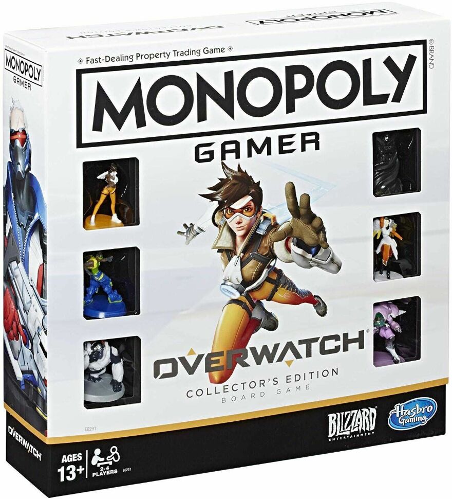 Monopoly Gamer Overwatch Collectors Edition Монополия настольная игра Овервотч 