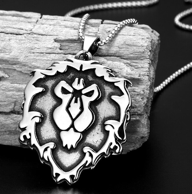 Медальйон World of Warcraft Alliance Варкрафт Альянс (нержавіюча сталь) 