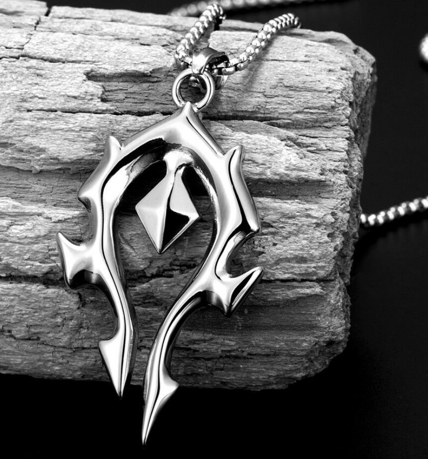 Медальйон World of Warcraft Horde Варкрафт Орда (нержавіюча сталь) 