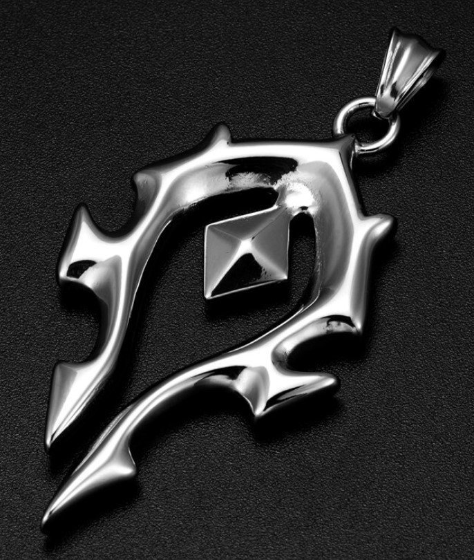 Медальйон World of Warcraft Horde Варкрафт Орда (нержавіюча сталь) 