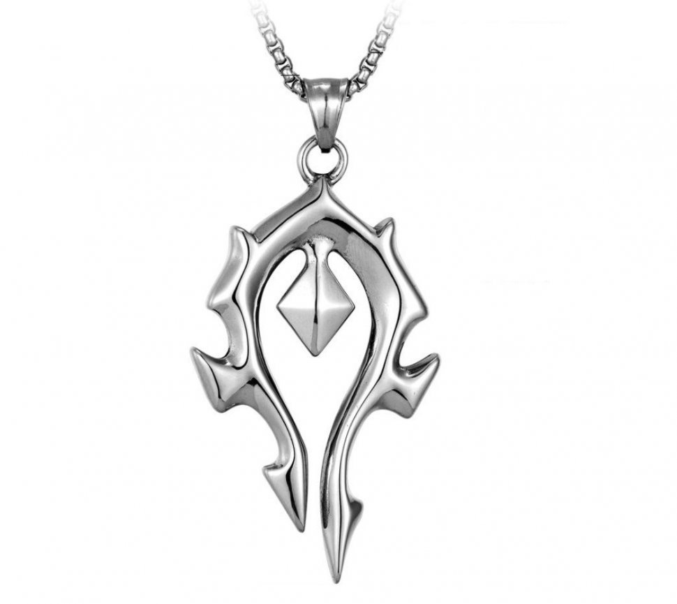 Медальйон World of Warcraft Horde Варкрафт Орда (нержавіюча сталь) 