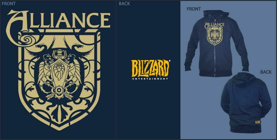 Реглан з капюшоном і кишенями WoW Alliance Crest Version2 (розміри М) 