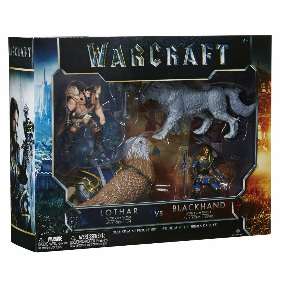 Набор фигурок Warcraft Movie - Battle Lothar vs Blackhand Set   