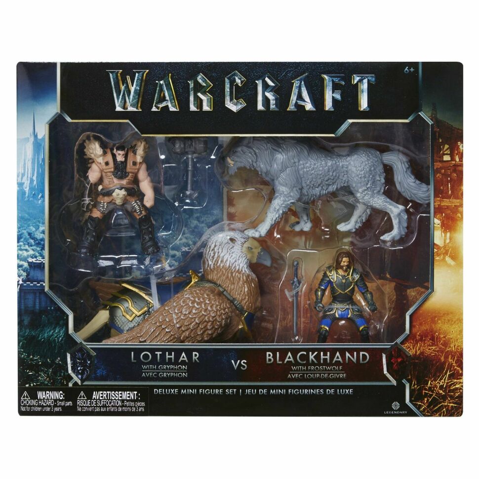 Набор фигурок Warcraft Movie - Battle Lothar vs Blackhand Set   