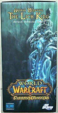 DC World of Warcraft Arthas Menethil The Lich King Deluxe Action Figure 