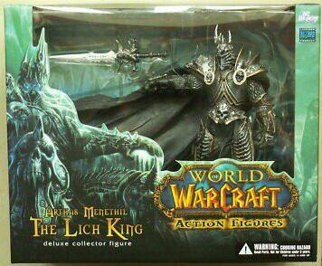 DC World of Warcraft Arthas Menethil The Lich King Deluxe Action Figure 