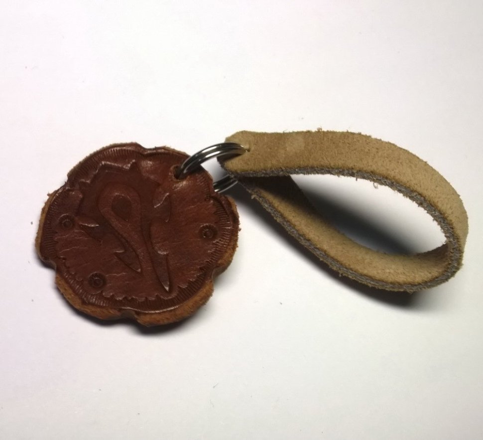Брелок World of Warcraft Horde Keychain (кожа) 