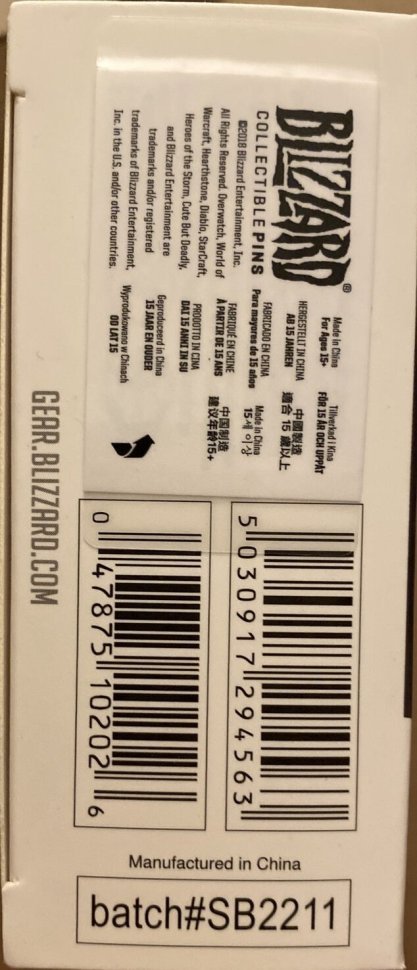 Значок Blizzard Overwatch Brigitte & Mitzi Cat Collectors Edition Pin 