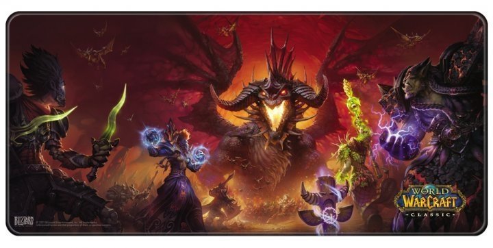 Килимок ігрова поверхня Варкрафт Blizzard World Of Warcraft Gaming Desk Mat - Classic: Onyxia (90*42 cm) 