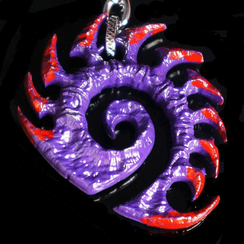 Брелок StarCraft II Zerg Logo Purple 