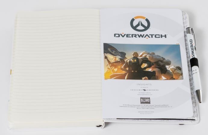 Блокнот з ручкою Overwatch Hardcover Journal and Pen 