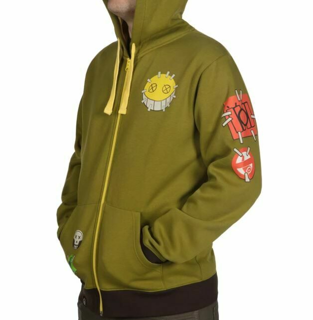 Кофта Реглан OVERWATCH Ultimate Junkrat Zip-Up Hoodie (розмір L) 