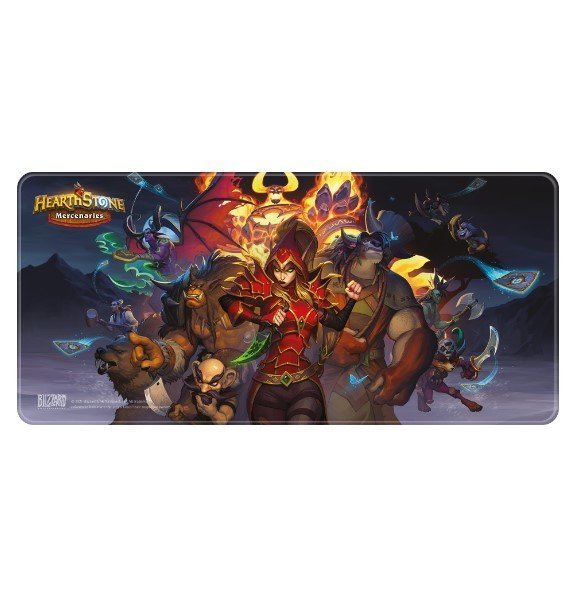 Килимок для миші ігрова поверхня Blizzard Hearthstone Mercenaries Хартстоун XL (90*42 cm) 