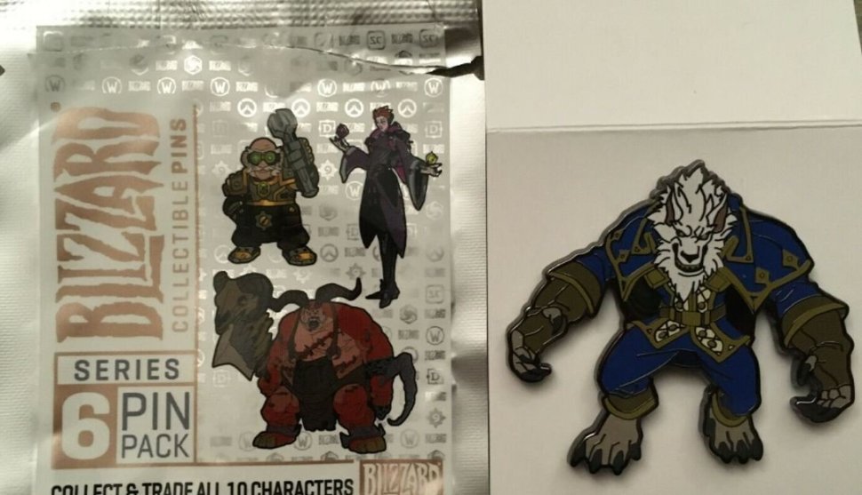 Значок Blizzard Collectible Pins Series 6 Warcraft Genn Greymane 