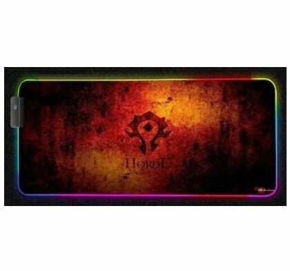 Коврик World of Warcraft Gaming Mouse Pad - Horde Орда (60 *35 см) + Подсветка 
