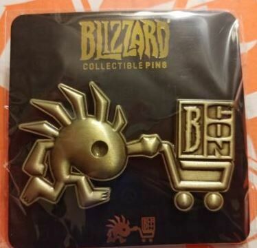 Значок 2017 Blizzcon Exclusive Murloc Blizzard Pin  