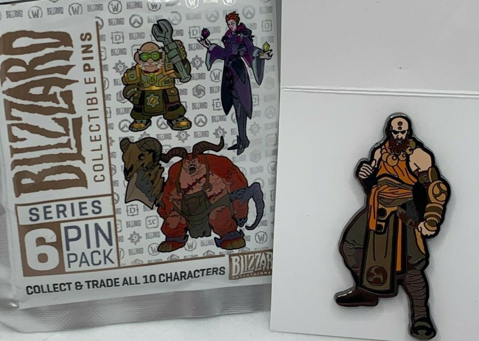 Значок Blizzard Collectible Pins Series 6 Monk Diablo 