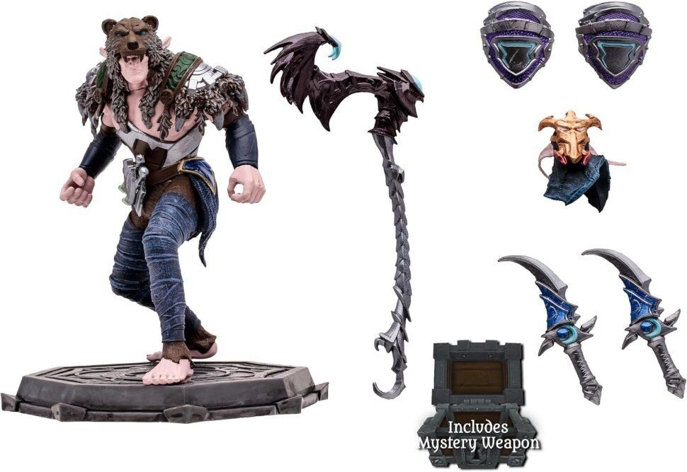 Фігурка McFarlane World of Warcraft Elf Druid Rogue Rare Варкрафт Ельф Друїд Розбійник 16 см. 