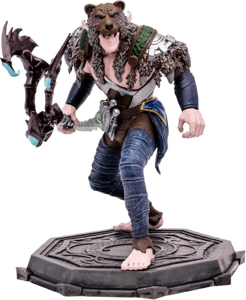 Фігурка McFarlane World of Warcraft Elf Druid Rogue Rare Варкрафт Ельф Друїд Розбійник 16 см. 