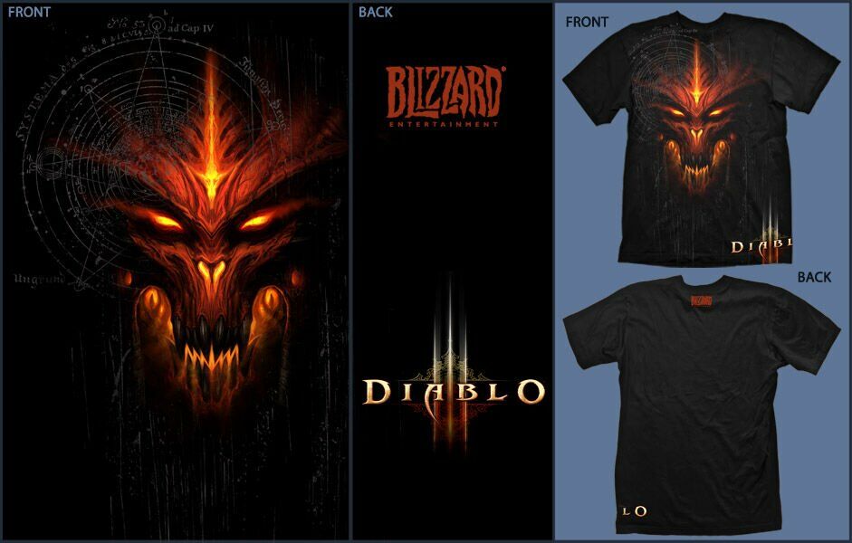 Футболка Diablo III Special Edition T-Shirt (мужск., Розмір M) 