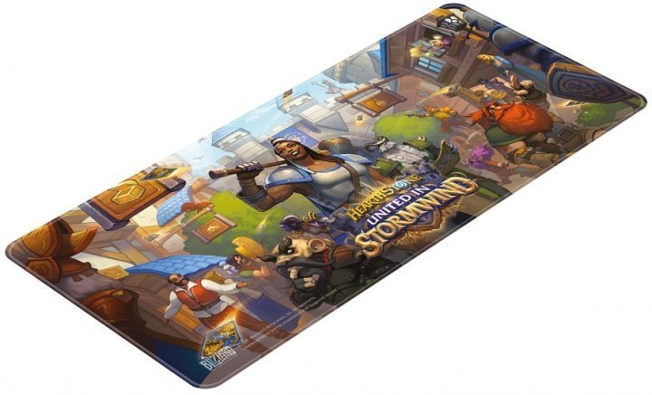 Килимок для миші ігрова поверхня Blizzard Hearthstone United in Stormwind Хартстоун XL (90*42 cm) 