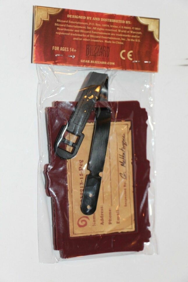 Багажна бирка Hearthstone - Vinyl Luggage Tag Blizzcon 2015 