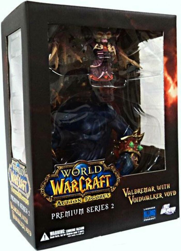 World Of Warcraft — Gnome Warlock: Valdemar with Voidwalker Voyd Premium Figure 