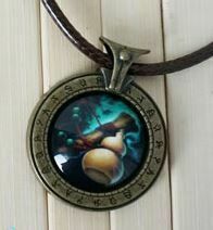 Медальйон World of Warcraft клас монах Monk (Метал + скло) 