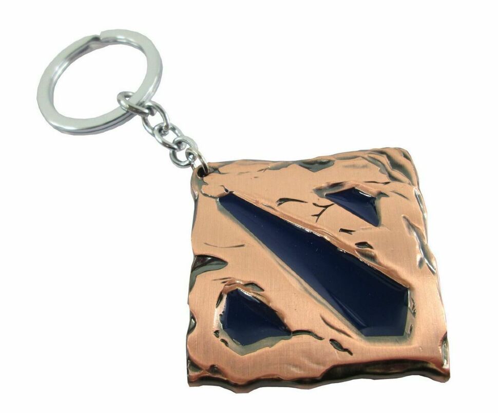 Брелок   DOTA 2  Logo металл №2 