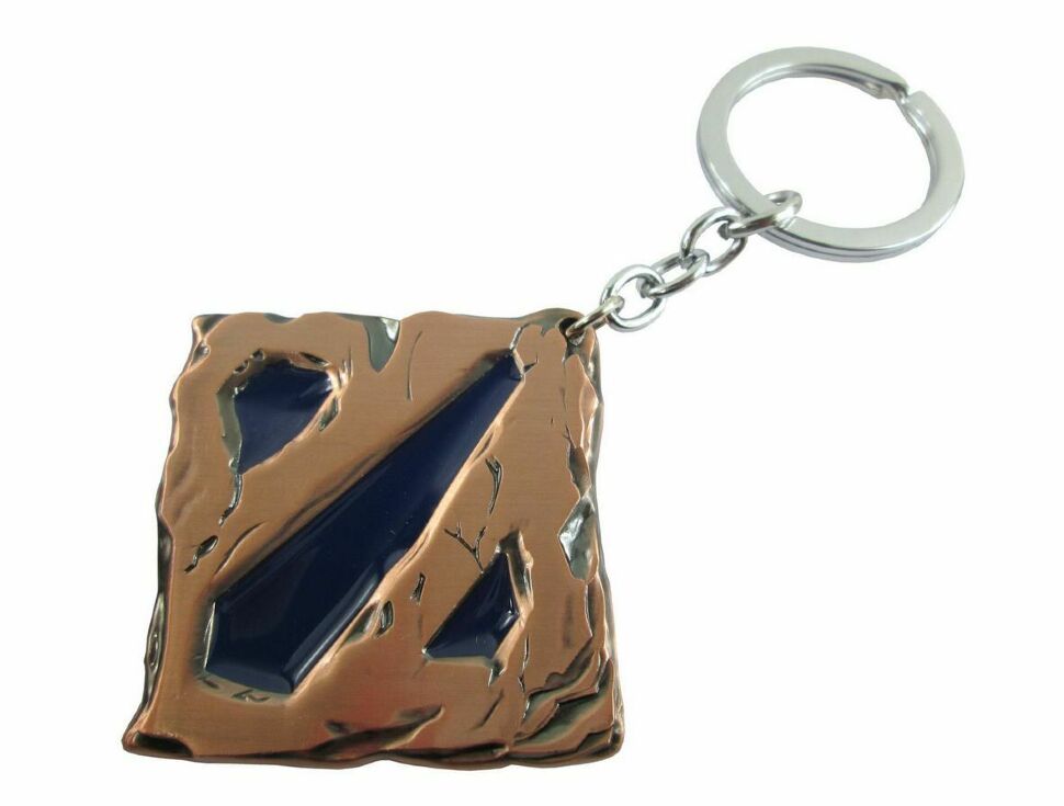 Брелок   DOTA 2  Logo металл №2 