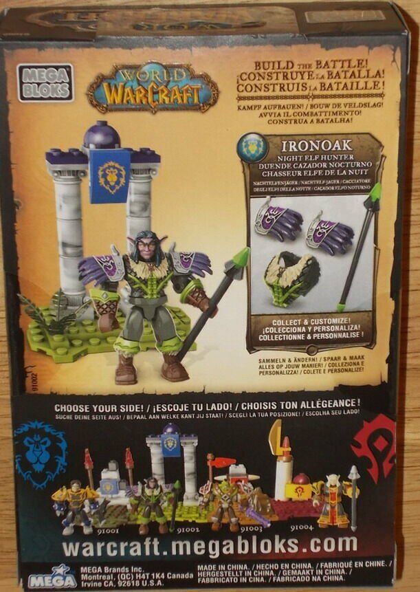 Mega Bloks World of Warcraft Set: Night Elf Druid Ironoak 