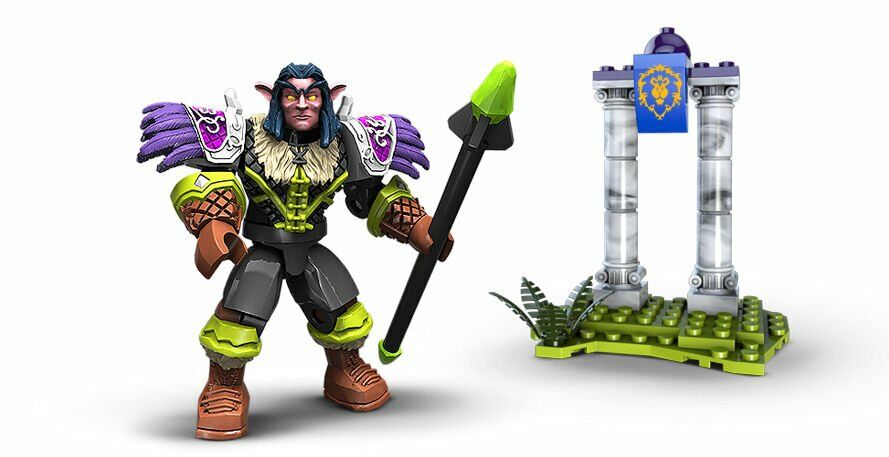 Mega Bloks World of Warcraft Set: Night Elf Druid Ironoak 